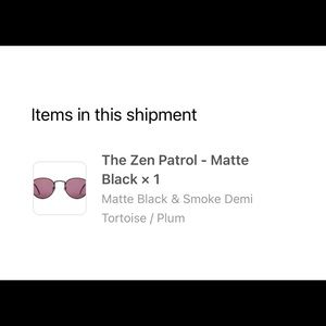 Crap Eyewear sunglasses // The Zen Patrol Matte Black // barely used